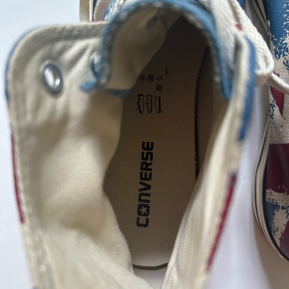 Converse Limited Edition Union Jack British Flag High Tops - Picture 5 of 7